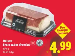 Lidl DELUXE Brazo sabor tiramisú oferta