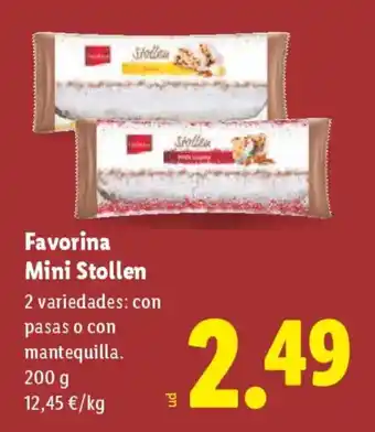 Lidl FAVORINA Mini Stollen oferta
