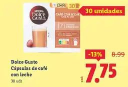 Lidl NESCAFÉ Dolce Gusto Cápsulas de café con leche oferta