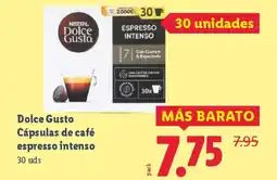Lidl NESCAFÉ Dolce Gusto Cápsulas de café espresso intenso oferta