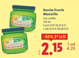 Lidl GARNIER Fructis Mascarilla oferta