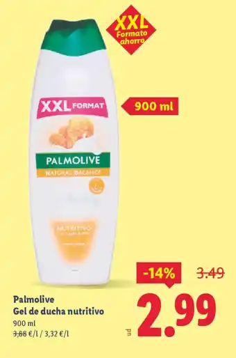 Lidl PALMOLIVE Gel de ducha nutritivo oferta