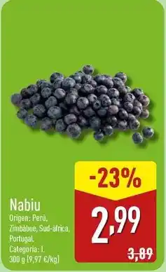 ALDI Origen - nabiu oferta