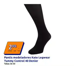Action Pantis modeladores Kate Legwear Tummy Control 40 Denier oferta