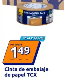 Action TCX Cinta de embalaje de papel oferta