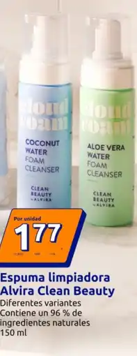 Action Espuma limpiadora Alvira Clean Beauty oferta