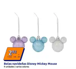 Action Bolas navideñas Disney Mickey Mouse oferta