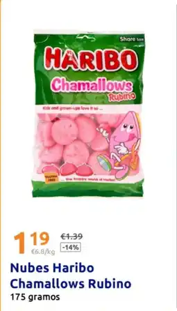 Action HARIBO Nubes Chamallows Rubino oferta