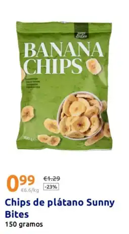 Action Chips de plátano Sunny Bites oferta