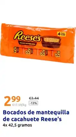 Action REESE'S Bocados de mantequilla de cacahuete oferta