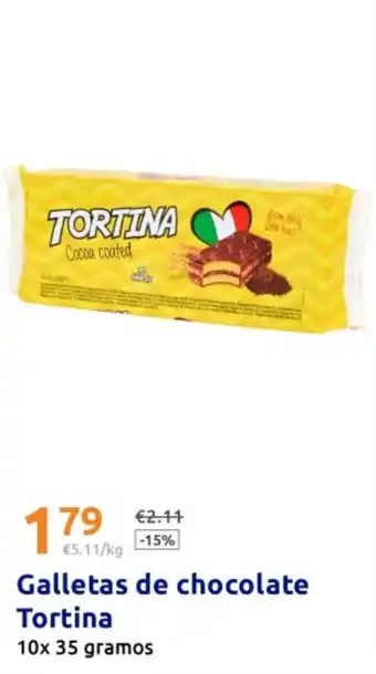 Action TORTINA Galletas de chocolate oferta