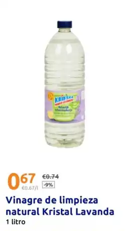 Action KRISTAL Vinagre de limpieza natural Lavanda oferta