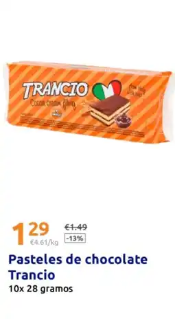Action TRANCIO Pasteles de chocolate oferta
