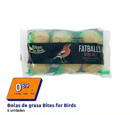 Action Bolas de grasa Bites for Birds oferta