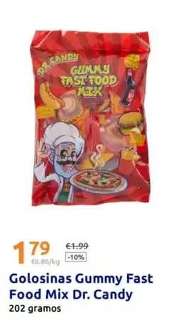 Action DR.CANDY Golosinas Gummy Fast Food Mix oferta