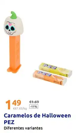 Action PEZ Caramelos de Halloween oferta