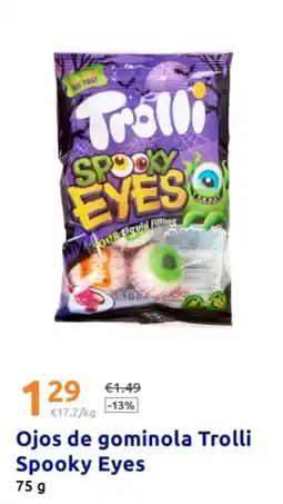 Action TROLLI Spooky Eyes Ojos de gominola oferta