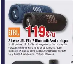 FROIZ Altavoz JBL Flip 7 Bluetooth Azul o Negro oferta