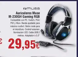 FROIZ MUSE Auriculares M-230GH Gaming RGB oferta