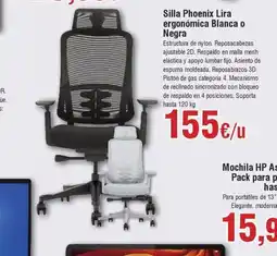 FROIZ Silla Phoenix Lira ergonómica Blanca o Negra oferta