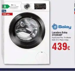 FROIZ BALAY Lavadora 3TS993BP oferta
