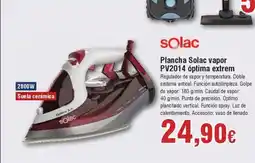 FROIZ SOLAC Plancha vapor PV2014 óptima extrem oferta