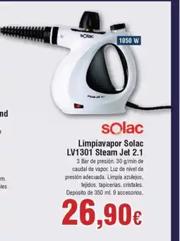FROIZ SOLAC Limpiavapor LV1301 Steam Jet 2.1 oferta