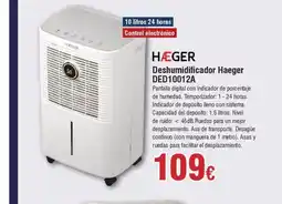 FROIZ HÆGER Deshumidificador Haeger DED10012A oferta