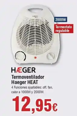 FROIZ HÆGER Termoventilador Haeger HEAT oferta