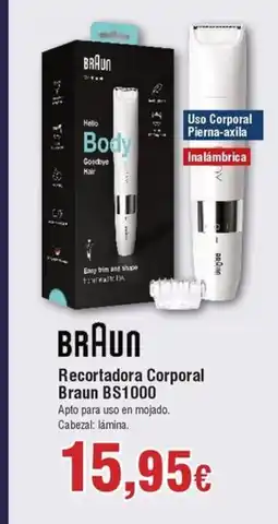 FROIZ BRAUN Recortadora Corporal BS1000 oferta