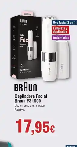 FROIZ BRAUN Depiladora Facial FS1000 oferta