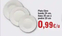 FROIZ Plato Ebro hondo, Ilano o postre oferta