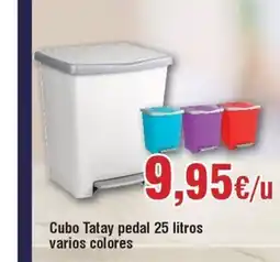 FROIZ TATAY Cubo pedal varios colores oferta
