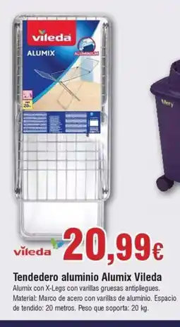 FROIZ VILEDA Tendedero aluminio Alumix oferta