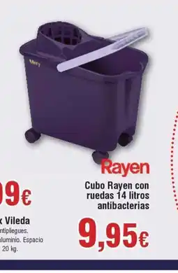 FROIZ RAYEN Cubo con ruedas antibacterias oferta