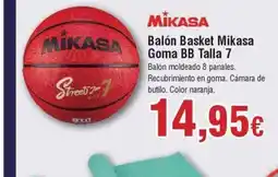 FROIZ MIKASA Balón Basket Goma BB Talla 7 oferta