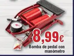 FROIZ Bomba de pedal con manómetro oferta