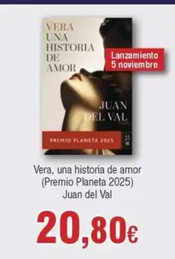 FROIZ Vera, una historia de amor (Premio Planeta 2025) Juan del Val oferta