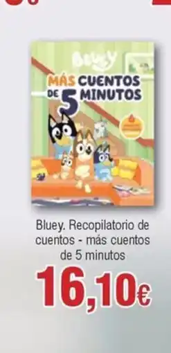 FROIZ Bluey. Recopilatorio de cuentos - más cuentos de 5 minutos oferta