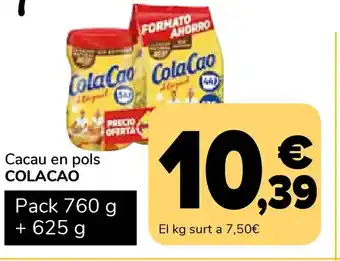 COLACAO Cacau en pols