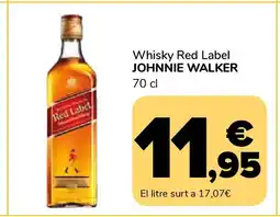 Supeco JOHNNIE WALKER Whisky Red Label oferta