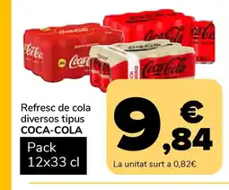 Supeco COCA-COLA Refresc de cola oferta