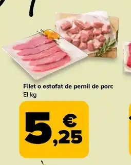 Supeco Filet o estofat de pernil de porc oferta