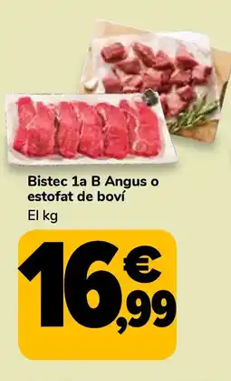 Supeco Bistec 1a B Angus o estofat de boví oferta