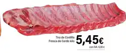 Cash Ifa Tira de Costilla Fresca de Cerdo oferta