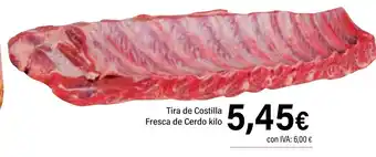 Tira de Costilla Fresca de Cerdo