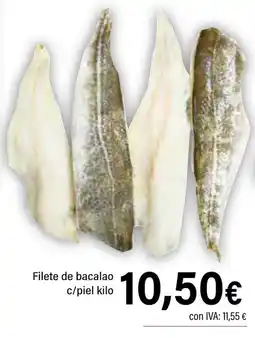 Cash Ifa Filete de bacalao c/piel oferta