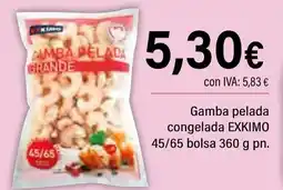 Cash Ifa EXKIMO Gamba pelada congelada oferta