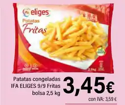 Cash Ifa IFA ELIGES Patatas congeladas 9/9 Fritas oferta