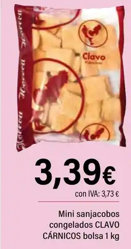 Cash Ifa CLAVO CÁRNICOS Mini sanjacobos congelados oferta